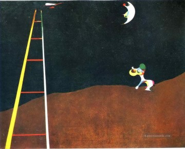 Joan Miró Werke - Hund, der am Mond Joan Miró bellt
